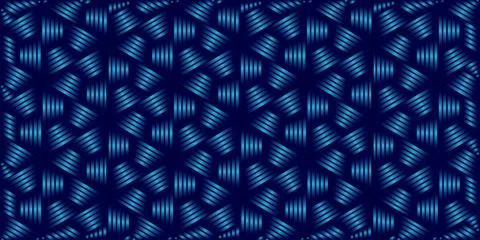 Abstract geometric seamless pattern background design modern with triangle 3d Illustrazione stock