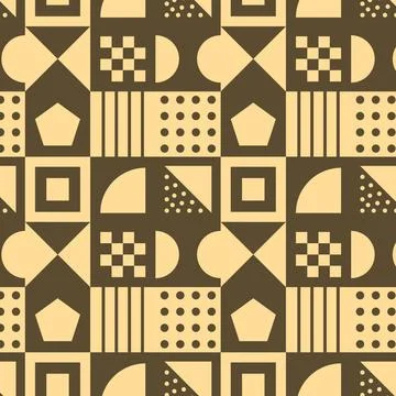 Abstract geometric seamless pattern background. Stock Illustration