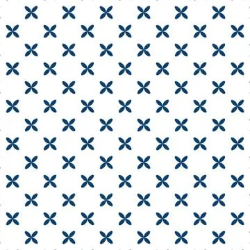 Abstract geometric seamless pattern with blue color. wallpaper decoration Stock Illustration