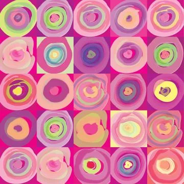 Abstract geometric seamless pattern. Bubble ornamental background. Circles. 스톡 일러스트