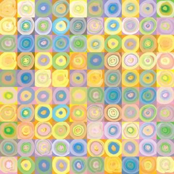 Abstract geometric seamless pattern. Bubble ornamental background. Circles. Stock Illustration