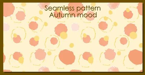 Abstract geometric seamless pattern with circles. Modern abstract design fo.. Stock Illustration