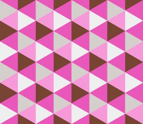 Abstract geometric seamless pattern. Colorful ornamental design with triangles.  스톡 일러스트