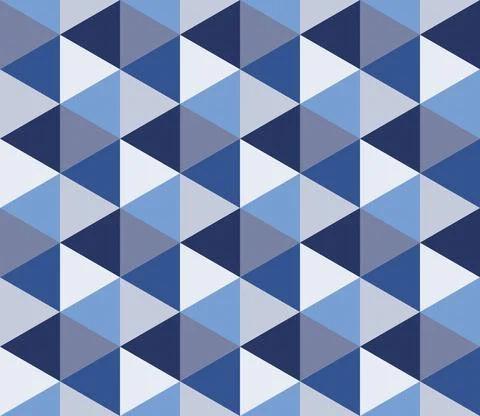 Abstract geometric seamless pattern. Colorful ornamental design with triangles.  Illustrazione stock