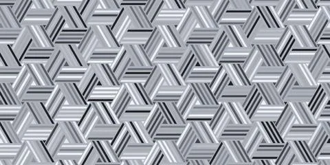 Abstract geometric seamless pattern design modern gray  background Stock Illustration