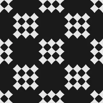 Abstract geometric seamless pattern with diamonds Stock Illustration