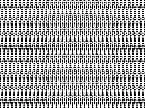 Abstract geometric seamless pattern with dots. Ornamental white Stock Illustration