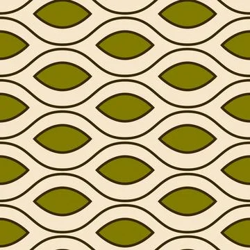 Abstract geometric seamless pattern in ethnic style Stock Illustration