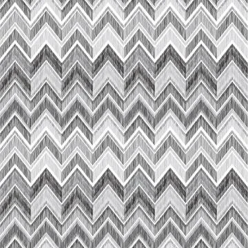 Abstract geometric seamless pattern. Fabric doodle zig zag line Stock Illustration