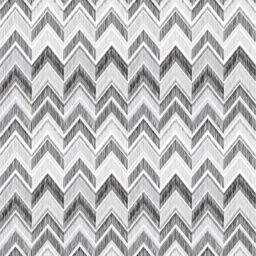 Abstract geometric seamless pattern. Fabric doodle zig zag line Stock Illustration