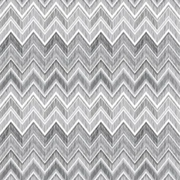 Abstract geometric seamless pattern. Fabric doodle zig zag line Stock Illustration