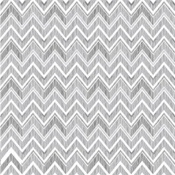Abstract geometric seamless pattern. Fabric doodle zig zag line Stock Illustration