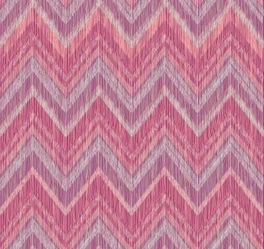 Abstract geometric seamless pattern. Fabric doodle zig zag line Stockillustratie