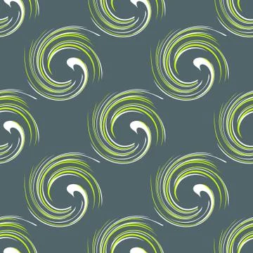 Abstract geometric seamless pattern on a gray background Stock Illustration