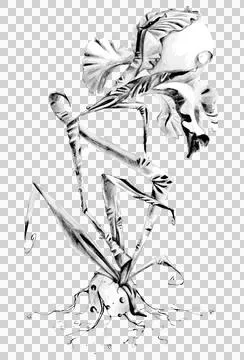 Abstract Geometric Seamless Pattern Hand Drawn Digital Ornament Texture Illustrazione stock