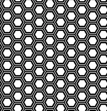 Abstract geometric seamless pattern. Hexagon background. Vector Illustration Stockillustratie