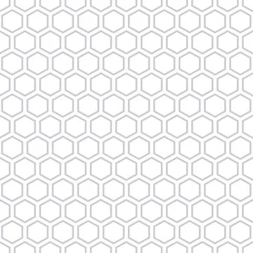 Abstract geometric seamless pattern with hexagonal shape cells. Vector illust Stock Illustration