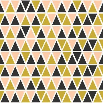 Abstract Geometric Seamless Pattern Stock Illustration