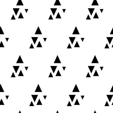 Abstract Geometric Seamless Pattern Stock Illustration