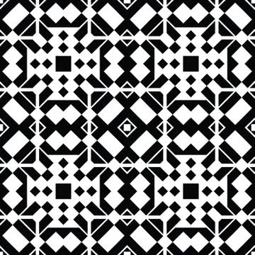 Abstract geometric seamless pattern Stock Illustration