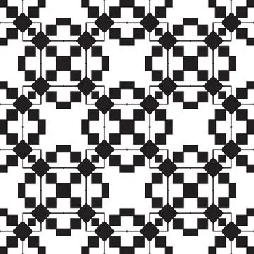 Abstract geometric seamless pattern Stock Illustration
