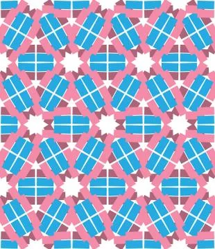 Abstract geometric seamless pattern Stockillustratie