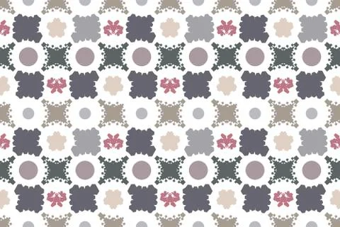 Abstract geometric seamless pattern Stockillustratie