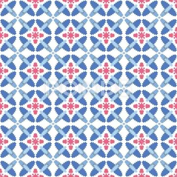 Abstract geometric seamless pattern Stock Illustration