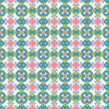 Abstract geometric seamless pattern Stockillustratie