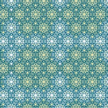 Abstract geometric seamless pattern Illustrazione stock