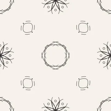 Abstract geometric seamless pattern. Stock Illustration