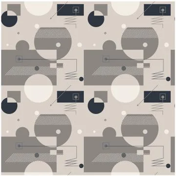 Abstract geometric seamless pattern Illustrazione stock