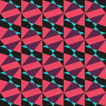 Abstract geometric seamless pattern Stock Illustration