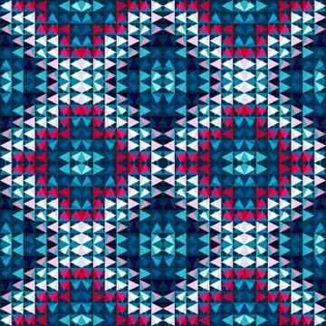 Abstract geometric seamless pattern Stock Illustration