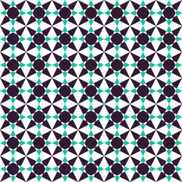 Abstract geometric seamless pattern Stock Illustration