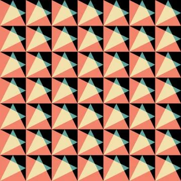 Abstract geometric seamless pattern Stock Illustration