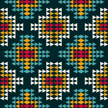 Abstract geometric seamless pattern Stock-Illustration