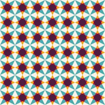 Abstract geometric seamless pattern Stock Illustration
