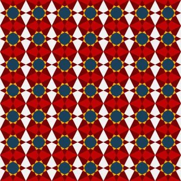 Abstract geometric seamless pattern Stock Illustration