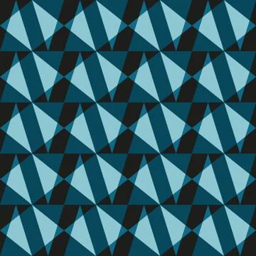 Abstract geometric seamless pattern Stock Illustration