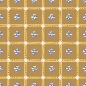 Abstract geometric seamless pattern Stock Illustration