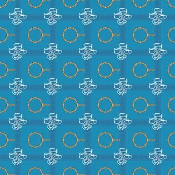 Abstract geometric seamless pattern Illustrazione stock