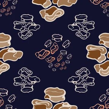 Abstract geometric seamless pattern Stock Illustration