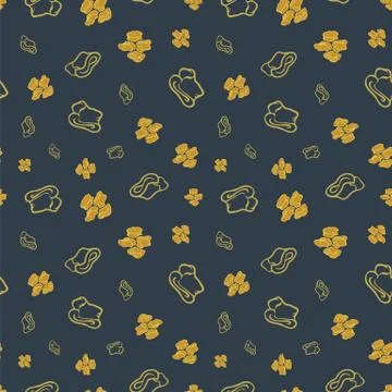 Abstract geometric seamless pattern Illustrazione stock