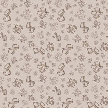 Abstract geometric seamless pattern Stock Illustration