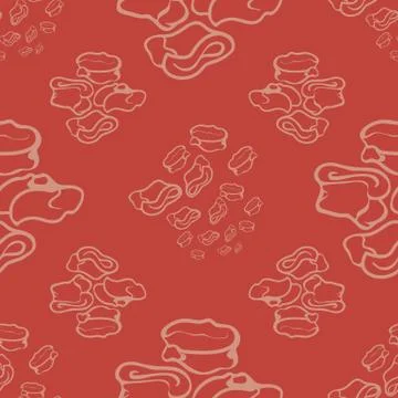 Abstract geometric seamless pattern Stock Illustration