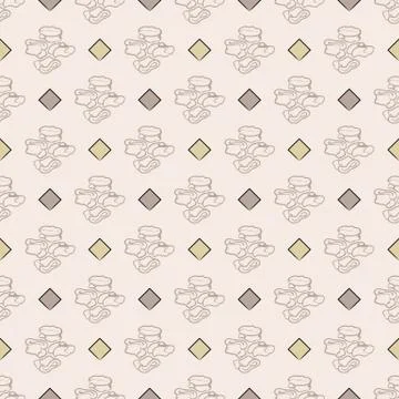 Abstract geometric seamless pattern Stock Illustration