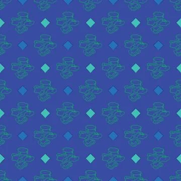 Abstract geometric seamless pattern Stock Illustration