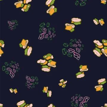 Abstract geometric seamless pattern Stock Illustration