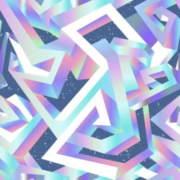 Abstract geometric seamless pattern Stock Illustration